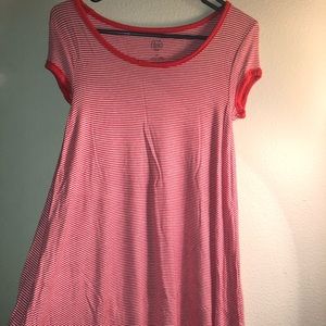 Cute red striped dress, will iron!